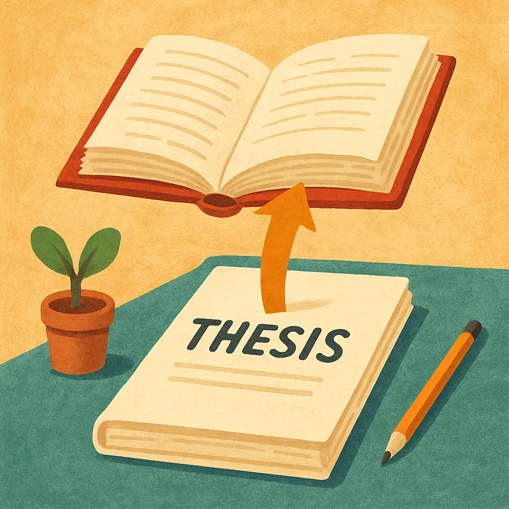 تبدیل پایان نامه به کتاب