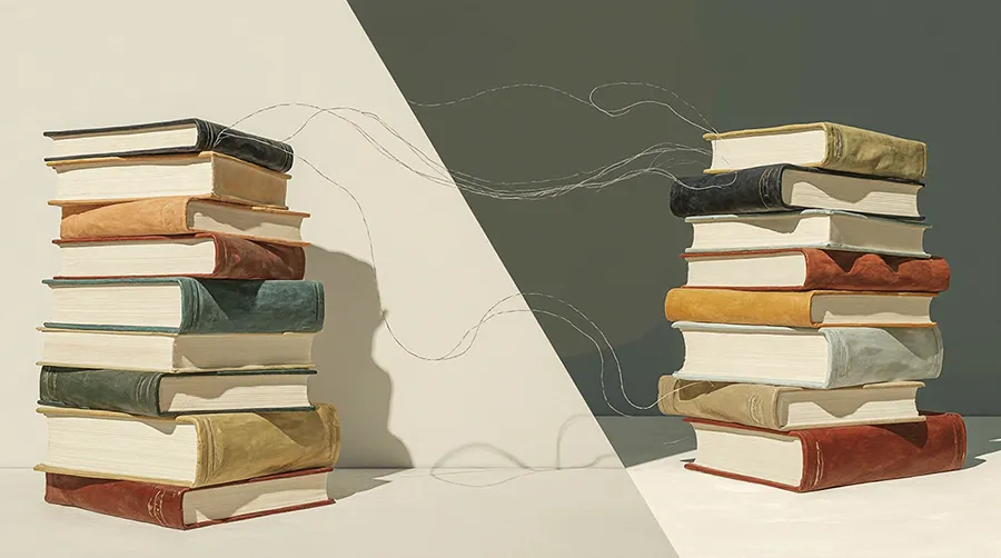 مقایسه دو نوع کتاب ساخته شده با صحافی شومیز و صحافی چسب گرم