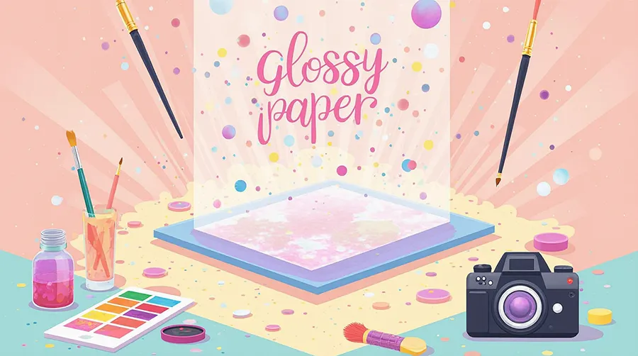 کاغذ گلاسه و کاغذ تحریر