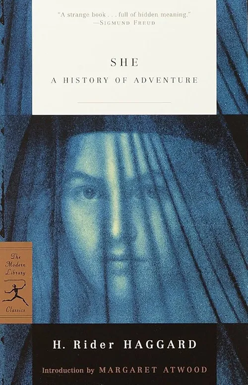بررسی جلد کتاب «تاریخ ماجراجویی او: او» (She: A History of Adventure) از اچ. رایدر هگارد